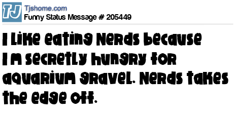 status message box
