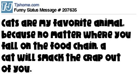 status message box